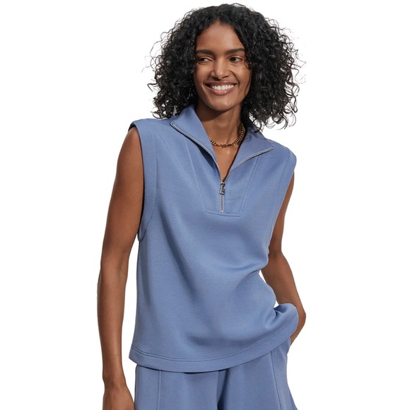 Varley Magnolia Half-Zip Tank - Picture 3 of 11